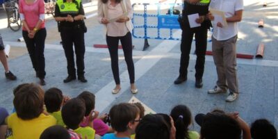 Escolares valverdeños aprenden las normas de circulación con el Programa de Educación Vial del Ayuntamiento