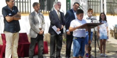 El delegado de Educación en Huelva y el delegado del Gobierno inauguran el curso escolar en el CEIP de Manzanilla