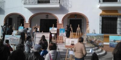 Villarrasa celebra su I Concurso de Pintura al Aire libre