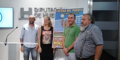 La Diputación presenta el XV Campeonato de España y el XX Torneo Español de Vóley Barro de Lucena