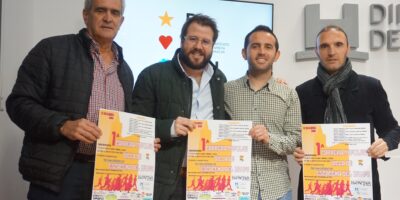 Escacena presenta la I edición de su carrera popular en la Diputación de Huelva