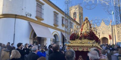 Villalba ha vuelto a florecer con la imagen de Santa Águeda