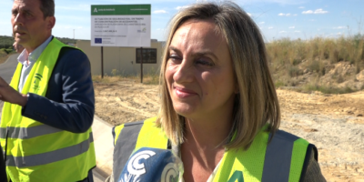 Carazo subraya la inversión de 2,4 millones de euros en las obras de mejora de la carretera A-8061 de acceso a Pilas