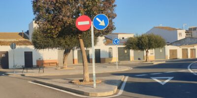 Chucena culmina con éxito las obras de señalización y pintura vial en Ronda Fray Jacinto