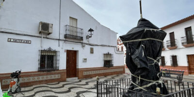 Chucena ultima preparativos para la inauguración del monumento al Corazón de Jesús