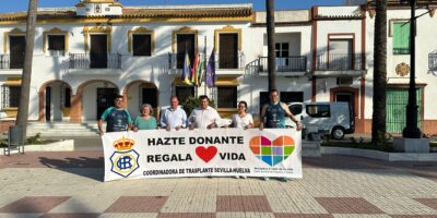 Bendala pasa por Villarrasa con su reto solidario por la donación de órganos