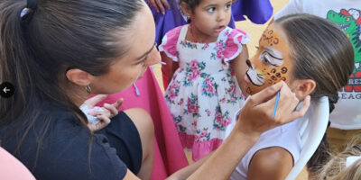 Los más pequeños de Villarrasa disfrutan de una feria llena de juegos