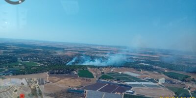 Estabilizado un incendio en Lucena del Puerto