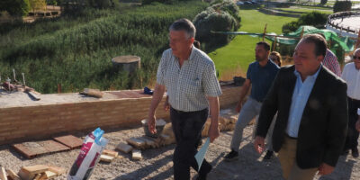 Toscano visita las obras de la EDUSI en Palos