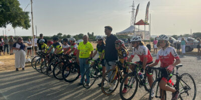 Los más pequeños de Bollullos “pedalean” en el XIII Memorial Ángel Camacho