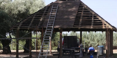 Vuelve la choza del Parque de María Teresa de Chucena