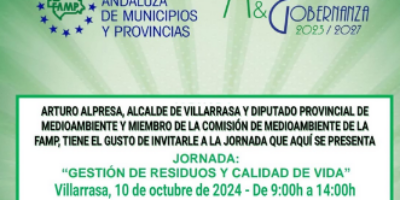 Villarrasa apuesta por la economía circular con la Jornada “Gestión de Residuos y Calidad de Vida”