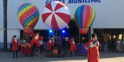 Los pequeños bonariegos emprenden un «viaje en globo» por el recinto ferial