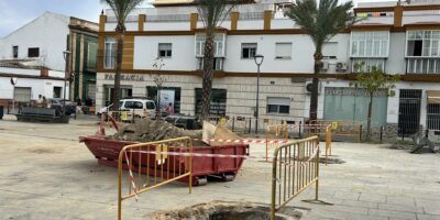 Arranca la cimentación para el entoldado de la Plaza de la Pescadería de La Palma