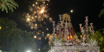 Bonares despide su Fiestas Patronales acompañando a su Santa de regreso a su ermita