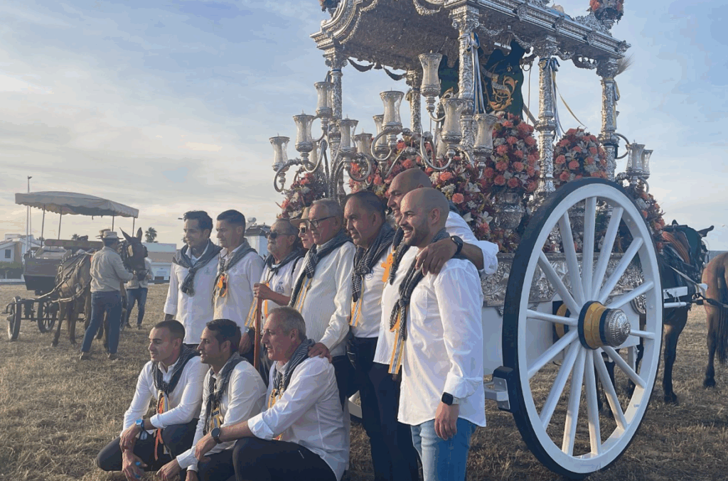 Isla Cristina llega hasta Cartaya para realizar su tradicional pernocta