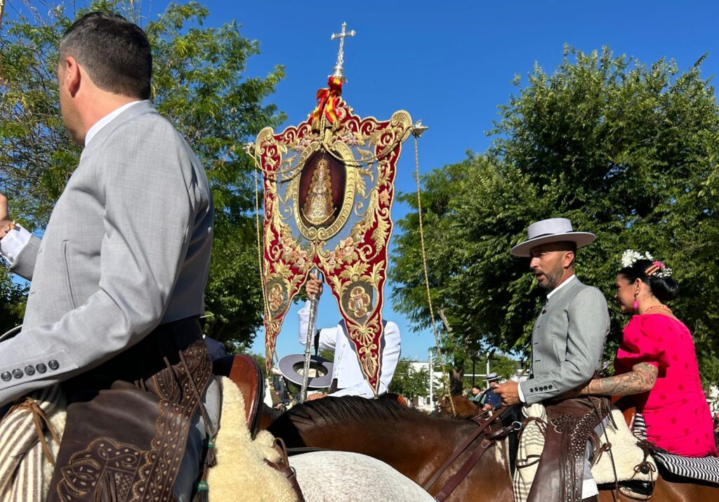El Simpecado de la Matriz en El Chaparral