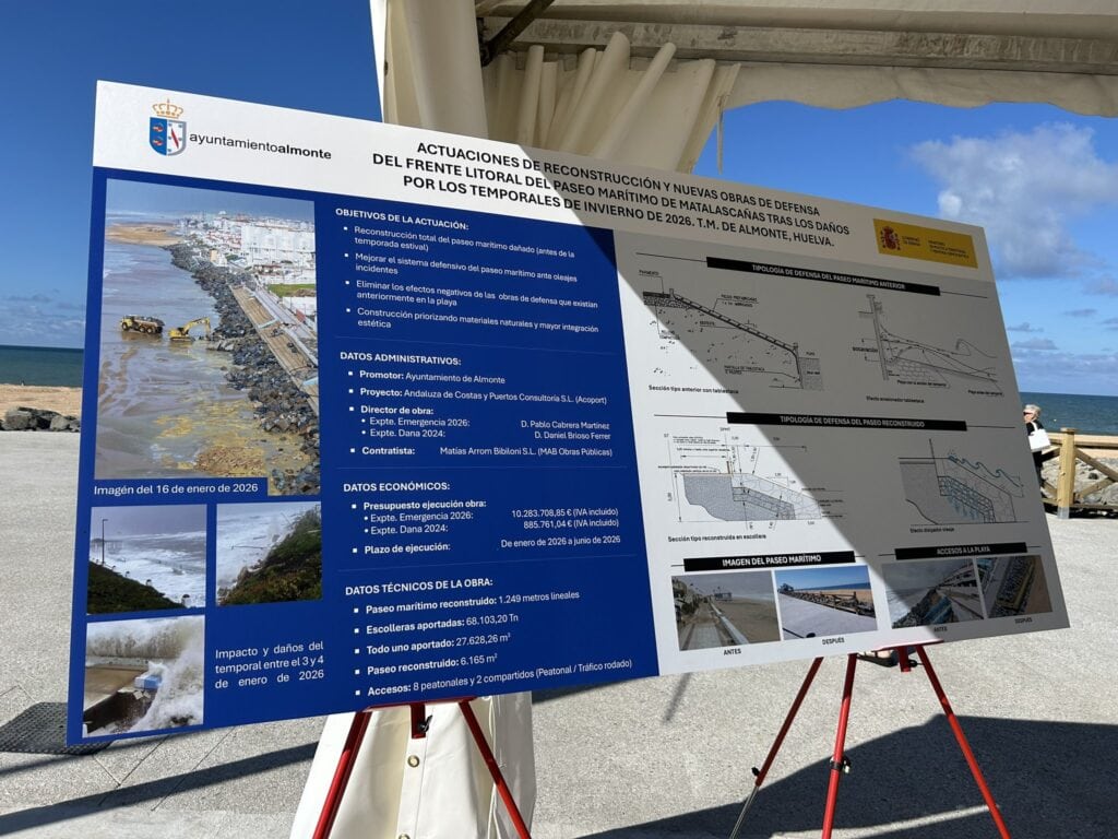 Matalascañas estrena su nuevo paseo marítimo tras una profunda reconstrucción