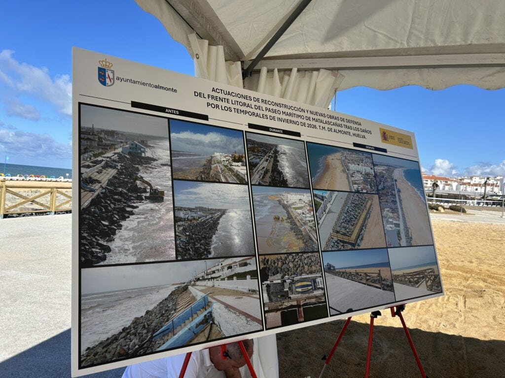 Matalascañas estrena su nuevo paseo marítimo tras una profunda reconstrucción
