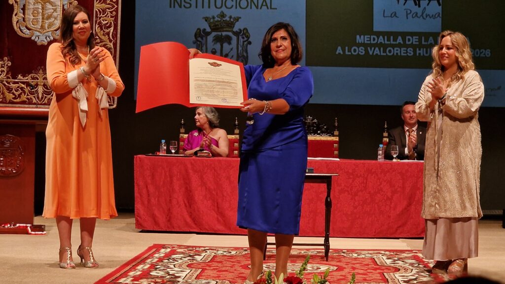 Luisa Lagares, Presidenta de AFA La Palma, Medalla de La Palma a los Valores Sociales